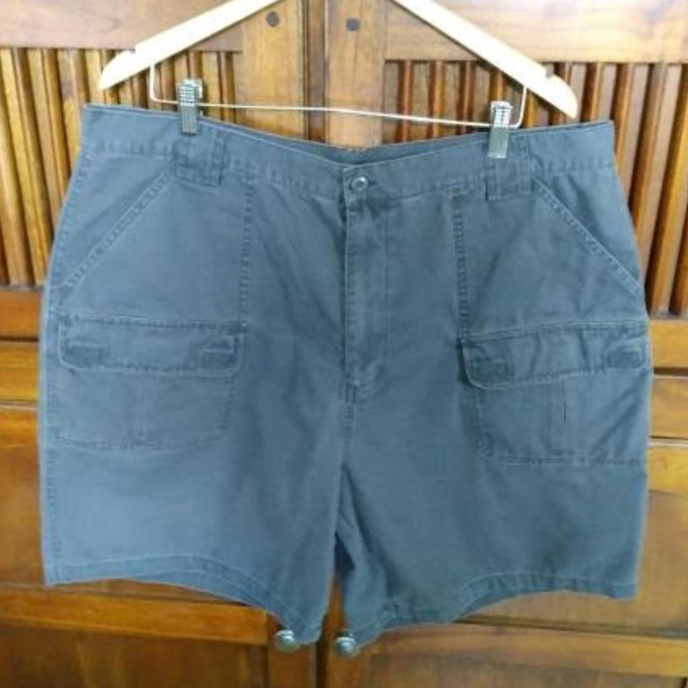 Gray Cargo Shorts